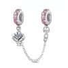 Contas Prateadas em Formato de Coração Mais Vendidas da Amazon com Coração de Amor Acessórios para Pulseira DIY em Formato de Coração para o Dia dos Namorados Chinês