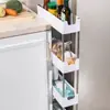 Estante de Armazenamento Estreita de 7cm, Armário Ultra-Estreito de 10cm para Atrás das Portas, Armário Estreito Lateral, Prateleira Estreita Slim