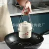 Olla de Cerámica Impermeable para Estofado con Tapa, Tapa Doble para Estofado de Pájaro, Huevo al Vapor, Olla de Estofado con Doble Asa, Taza de Sopa Mediana y Grande para el Hogar, Restaurante Hotel