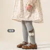 Meias Calças Infantis para Primavera e Outono, Meias-Calças de Tricô para Meninas, Estilo Fino para Crianças Pequenas e Médias, Meias de Bebê PP Grandes no Atacado