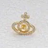 Set de Aretes de Perla de Saturno DIY Anillo Colgante Exquisito de Nicho Joyería Estilo Ins Accesorios DIY de Saturno Transfronterizo