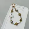 Corrente Criativa para Celular com Contas Doces Dopamina de Menina Chaveiro de Contas Pintado à Mão Acessórios para Bolsa Estilo Igual ao da Transmissão ao Vivo