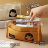 Bolsa de Lona para Lápices Triángulo de Taco Estilo Ins Gran Capacidad Bolsa de Cosméticos Bolsa de Papelería Bolsa de Lápices para Estudiante Estilo Simple