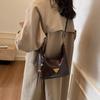 Bolsos Pequeños Populares para Mujeres de Este Año 2025 Otoño e Invierno Nuevo Bolso Satchel Almohada Retro Brillante Textura de Alta Calidad Bolso Cruzado