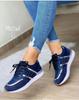 Zapatos deportivos para mujer 2023 Primavera y Otoño Nuevos talla grande europea y americana suela gruesa combinación de colores casuales europeos y americanos de caña baja en stock
