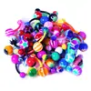 Anel de Umbigo de Acrílico Mais Vendido no Exterior Anel de Umbigo de Aço Inoxidável Cor Mista Conjunto de Piercing Corporal para Unha Decoração