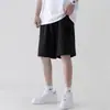 Pantalones cortos deportivos para hombre, ropa de trabajo de verano, versátil, casual, prenda exterior, pantalones de longitud media, talla grande, pantalones de chándal de algodón, pantalones cortos holgados