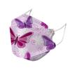 Mascarilla Protectora Kf94 Serie Estampado de Mariposa 3D Cuatro Capas A prueba de Viento Estéreo con Tejido de Doble Capa Soplado en Fundido, Cómoda y Transpirable