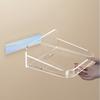 Estante de Almacenamiento con Adhesivo Trasero con Agujero Perforador de Pared Estante de Almacenamiento sin Perforaciones Bandeja para Cámara Soporte Interior
