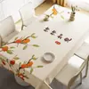 Toalha de Mesa para Jantar Levemente Luxuosa e de Alta Qualidade, Impermeável, à Prova de Óleo, Lavável, Resistente ao Calor, Pano de Mesa para Café de PVC, Nova Toalha de Mesa Retangular com Desenhos Animados