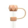 Nuevo tapón antipolvo de pajita color caramelo accesorios para pajita DIY funda para pajita tapa para pajita de PVC al por mayor