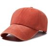 Gorra de mujer primavera y verano estilo coreano Retro visera curva gorra de pico visera ligera color liso gorra de béisbol gorra lavada para pareja hombres