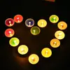 Pacote com 10 velas tealight redondas em alumínio, perfeitas para pedidos de casamento românticos, confissões, decoração, karaokê, hotéis, preparo de chá e para aquecer ambientes.
