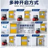 Puerta rápida enrollable de PVC con sensor infrarrojo, elevación automática, personalizada para fábricas de alimentos, salas limpias y autolavados de autoservicio