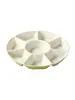 Vajilla de Melamina Xiangyuan Mei Plato para Sashimi Comercial Plato para Platos Estofados de Siete Compartimentos Plato Dividido Plato para Guarniciones Emplatado