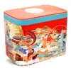 Fabricante Produz Novos Modelos de Latas de Alimentos de Folha de Flandres, Caixas de Lata para Biscoitos, Latas de Bolo da Lua em Formato de Trem e Embalagens Personalizadas