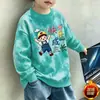 Moletom Tie-dye para Meninos Roupas de Outono 2026 Novo Estilo Roupas para Crianças Bebês Crianças Pequenas Médias e Grandes Estilo Primavera e Outono Blusa Quente