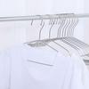 Percha de acero inoxidable para ropa infantil, para balcón, para secado en seco y húmedo, doble uso, con ranuras antideslizantes y soporte para ropa.