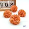 Flor de diente de león Tamaño pequeño Flor artificial Bola dorada Crisantemo Grande Crisantemo de ping-pong Decoración de escaparate de centro comercial Material para accesorio de cabello DIY