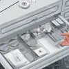 Caja de almacenamiento con cajones transparentes, caja para libros, organizador de cosméticos y joyas, caja de material plástico PET, se puede usar para guardar cuentas