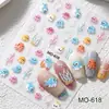 Pegatinas de Arte para Uñas de Conchas Marinas de Verano al por Mayor Semitransparentes en Relieve Estrella de Mar 3D Concha Pegatinas de Uñas Dopamina Decoración