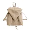 Sudadera Casual Coreana con Gorro y Mochila para Mujer 2025 Principios de Otoño Retro Elegante Versátil Moderna Ropa de Trabajo Mochila Pequeña