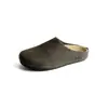 Zapatos Birkenstock Puros Originales Sangpo Modelo Nuevo Piel Genuina Corcho Interior Aumentador de Altura Suela Gruesa Zapatos Birkenstock para Pareja Pantuflas para Hombre y Mujer para Verano Uso en Exteriores