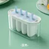 Caja para paletas de hielo, molde para helado de grado alimenticio con tapa, herramienta de molde para helado casero, máquina para hacer paletas de uso doméstico, caja para cubitos de hielo