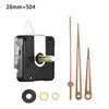 Movimiento de Reloj Silencioso DIY en Stock Transfronterizo Movimiento de Segundero Barrido Eje Largo Movimiento de Reloj de Pared 4 Tipos de Movimiento de Reloj de Madera de Nogal