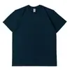 Camiseta Casual Masculina de Manga Curta 230G Algodão Peso Alto Tubo Contínuo Sem Costura Tecida Camisa Base Masculina de Manga Curta Camiseta Masculina e Feminina