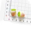 Adornos de Resina Simulada de Fresa Tricolor en Miniatura, Colgantes para Pendientes de Pegamento de Crema Hechos a Mano para DIY, Accesorios Decorativos