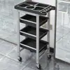 Carro de Peluquería para Permanente y Tintes Gabinete de Almacenamiento Carrito para Varillas de Peluquería Estante de Almacenamiento para Peluqueros Gabinete de Herramientas Barbería Peluquería