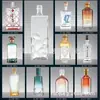 Fábrica de Vidros Ruisheng Garrafa de Vidro para Bebidas Personalizada Garrafa Cilíndrica Plana 500ml Garrafa de Vinho Vazia Personalizada com Amostra