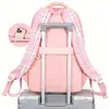 Set de mochila para estudiante de primaria transfronterizo, con gran capacidad, un diseño dulce y lindo, y un estilo adecuado para estudiantes de secundaria; disponible en Amazon como una mochila