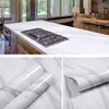 Pegatinas de pared de mármol cocina baño impermeables a prueba de aceite renovadas papel tapiz autoadhesivo gabinete escritorio gabinete de escritorio papel tapiz autoadhesivo