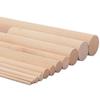 Palo de haya palo redondo sólido yoga cuerpo abierto espalda palo diy modelo arquitectónico palo de madera barra para colgar ropa ranura perforada