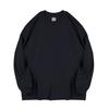 Ming Qi Ropa Base de Algodón Wei Yi de Manga Larga para Hombre 2022 Primavera y Otoño Cuello Redondo Color Sólido Joker Marca de Moda para Hombre y Mujer 240g