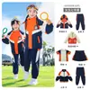Uniformes de Jardín de Infancia, Uniformes de Clase para Niños de Primavera y Otoño, Trajes de Tres Piezas, Uniformes de Escuela Primaria Estilo Preppy, Estilos de Primavera y Otoño para Primer Grado