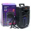 AO-805A novo alto-falante Bluetooth de 8 polegadas de alta potência para K song, dança quadrada, subwoofer pesado