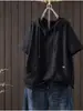 Camiseta corta con capucha de estilo coreano casual talla grande 100 kg para hombres y mujeres, nuevo top versátil de moda verano 2026