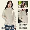 Nueva Sudadera con Capucha de Forro Polar Doble Cara para Mujer Otoño e Invierno, Cálida, Cómoda, Suave, Chaqueta Informal para Exteriores de Forro Polar Austriaco