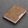Libreta pequeña A7, práctica libreta de piel de oveja, portátil, de bolsillo, de cuero