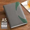 Caderno A5 com Blocos de Cor Personalizado Novo Estilo Reunião de Escritório Caderno de Negócios Caderno Empresarial Personalização com Impressão de Logotipo Disponível