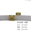 Prata 925 banhada a ouro banhada a ouro turquesa natural anel de corrida contas de transferência contas de furo grande acessórios de cordão para pulseira colar DIY