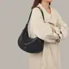 Bolsa BaoBao Feminina 2026 Nova Outono/Inverno Bolsa Dumpling, Pequena Bolsa de Couro Genuíno para o Dia a Dia, Bolsa Transversal Versátil e Estilosa com Acabamento de Luxo
