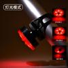 Luz trasera de bicicleta recargable por USB luz de advertencia de seguridad para exteriores de bicicleta luz trasera para ciclismo nocturno accesorios para ciclismo