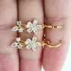 Huajie desea pendientes florales retro para mujer de comercio electrónico transfronterizo europeo y americano AliExpress ebay pendientes explosivos venta directa