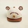Gorro de Bebé Primavera y Otoño Infantil y Niño Pequeño Lindo Súper Lindo Gorra con Visera Invierno Suave Gorro con Visera Recién Nacido Niño Gorra de Béisbol