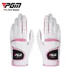 Guantes de Golf para Mujer Pgm Hechos de Piel de Cordero, Antideslizantes y Resistentes al Desgaste, con Partículas Antideslizantes en la Palma, Suave Protección para la Mano de Piel de Oveja