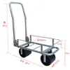 Nuevo Invernadero Portátil Carrito de Transporte de Frutas y Verduras Carrito de Herramientas para Verduras de Empuje y Arrastre para Personas Perezosas Carretilla de Mano Plegable Doble Uso